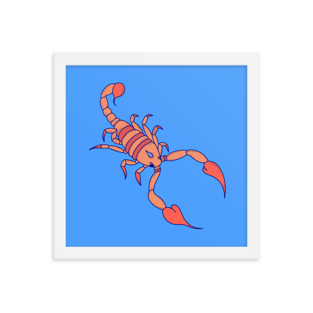 Scorpio Framed Poster